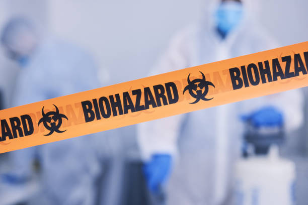 Professional Biohazard Cleanup technician working in Twin Mountain, NH